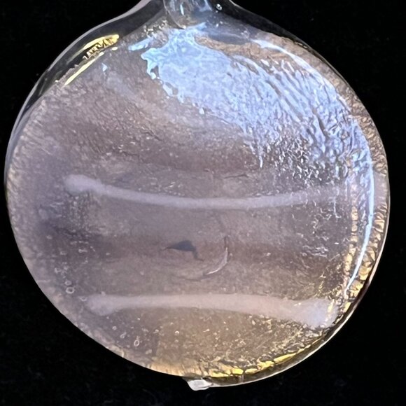 Lampwork & Dichroic Art Glass Pendant - Picture 2 of 7